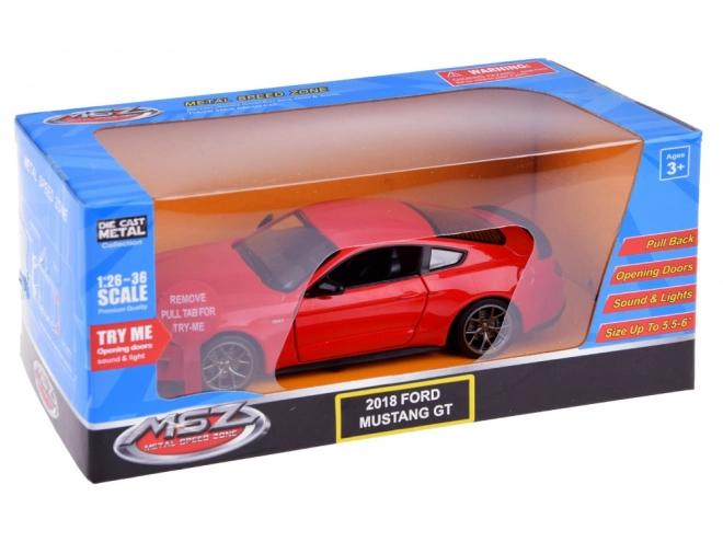 Modèle Ford Mustang GT en métal de 2018