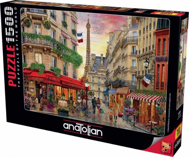 Puzzle ANATOLIAN Kavárna Café Eiffel 1500 pièces