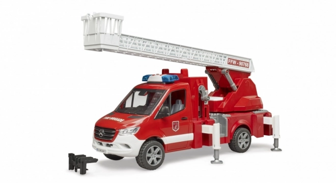 Camion de pompiers Mercedes-Benz Sprinter avec échelle pour enfants