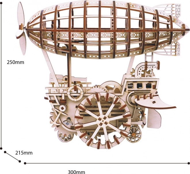 Dirigeable - Kit de construction en bois 3D