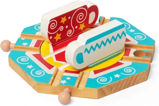 Bigjigs Rail Circuit tournant à thème tasses à thé