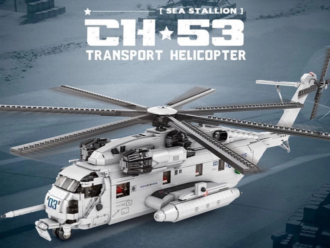 Kit de construction technique hélicoptère CH53