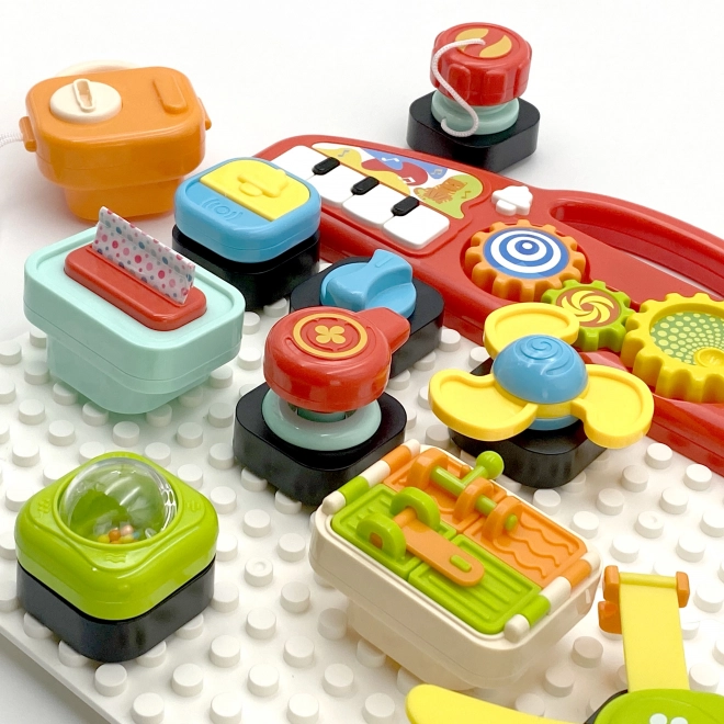 Woopie Panneau Manipulatif Montessori Enfants Panneau d'Activités Coloré