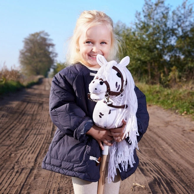 Cheval à Bascule HOPPIHORSE - Blanc tacheté