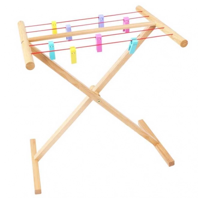 Séchoir en bois pour vêtements Bigjigs Toys