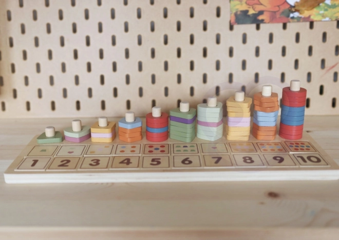 Compteur en bois et jouet de tri Montessori de PolarB