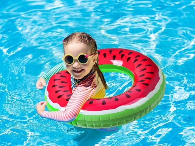 Bouée de piscine gonflable en forme de pastèque 70 cm