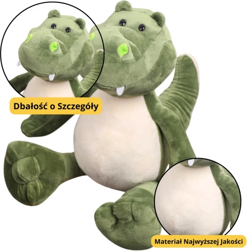Jouet en Peluche Crocodile 25cm