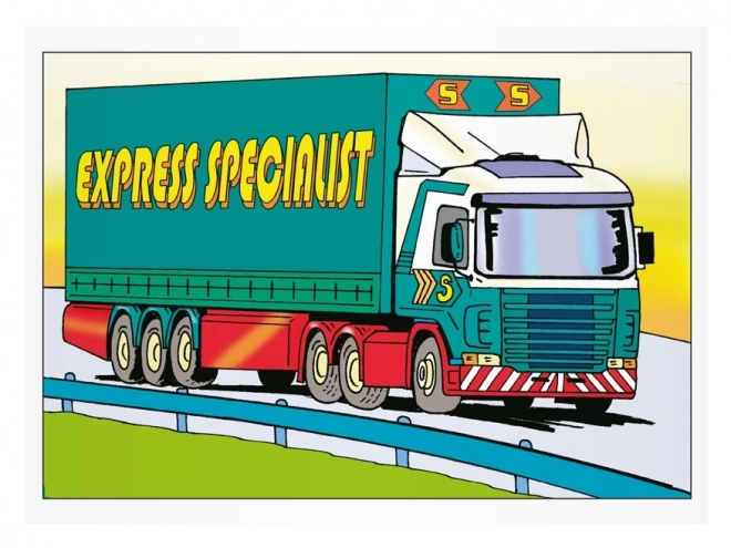 Coloriages pour enfants Camions