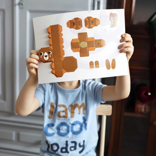 Woopie art&fun kit créatif origami 3D animaux