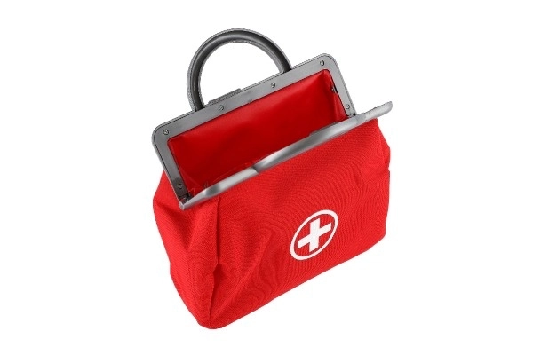 Ensemble de docteur pour enfants avec stéthoscope et sac médical
