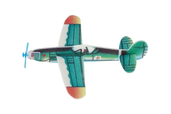 Avion à lancer en mousse 18 cm mix