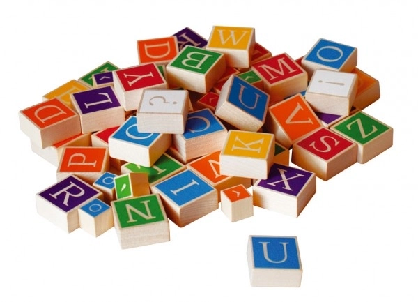 Alphabet en bois - 60 pièces