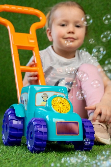 Tracteur à bulles Fru Blu avec ensemble et solution 0,4l