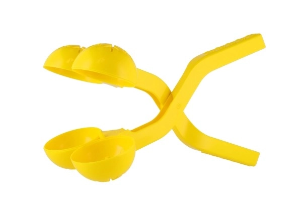 Moule à boules de neige duo plastique 16x38cm 5 couleurs 24m+