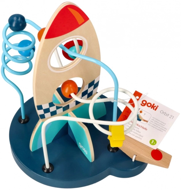 Lelin Toys labyrinthe de perles forestier