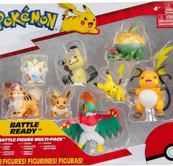 Ensemble de 8 figurines Pokémon