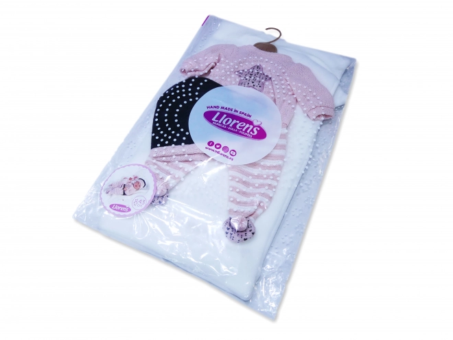 Llorens M843-26 tenue pour poupée bébé NEW BORN de taille 43-44 cm