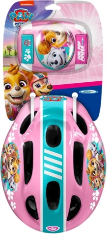 Ensemble de protection pour enfants avec casquette et protections Pat'Patrouille rose