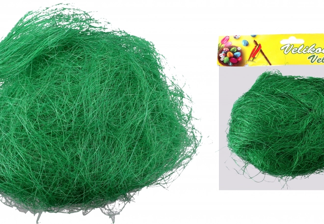 Herbe décorative verte