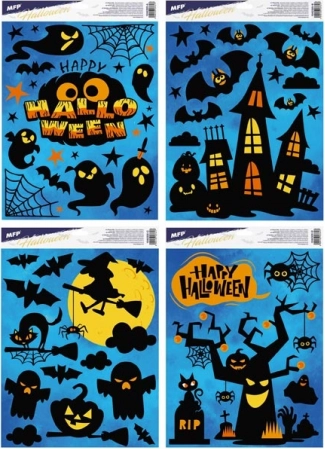 Autocollants de fenêtre d’Halloween
