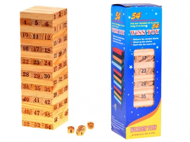 Blocs de bois Jenga Tour
