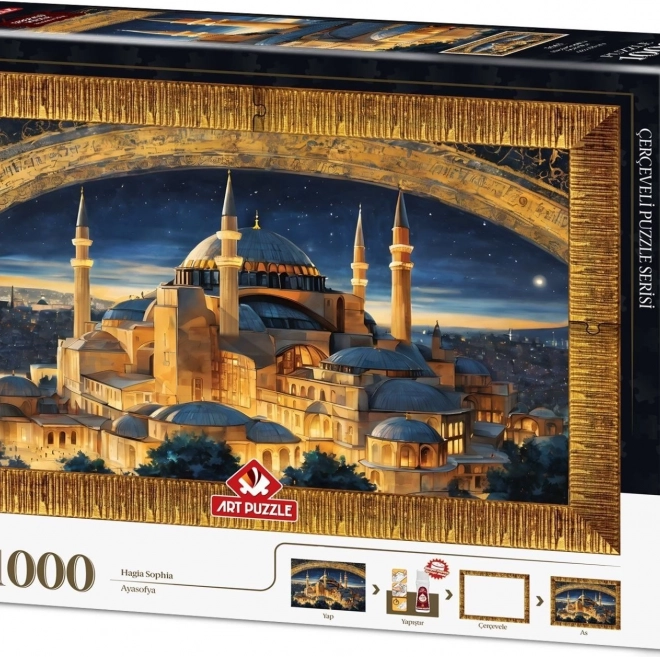 Puzzle avec cadre et colle 3 en 1 Hagia Sophia 1000 pièces