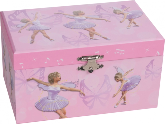GOKI Boîte à bijoux avec danseuse, mélodie : Le Lac des cygnes