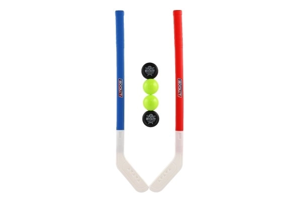Crosse de hockey en plastique pour enfants avec palet et balle