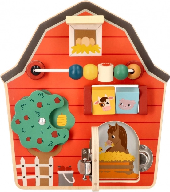 Tableau d’activité en bois Grange