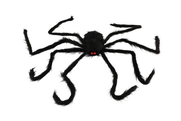Grand araignée en peluche d'Halloween 125 x 8 cm