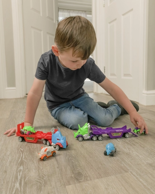 Teamsterz transporteur Dino avec petites voitures