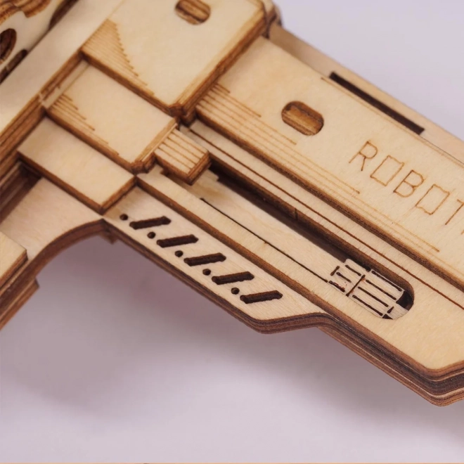 Puzzle mécanique en bois 3D Revolver Corsac RoboTime
