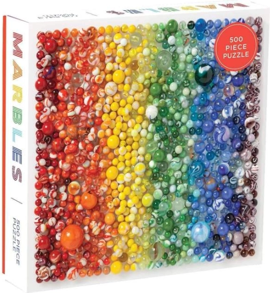 Puzzle Galison billes arc-en-ciel 500 pièces