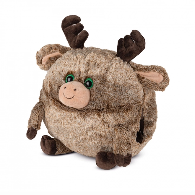 Coussin Peluche Chauffant Renne 3-en-1 Cozy Noxxiez