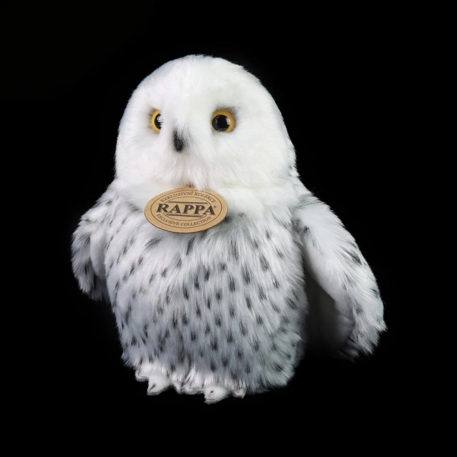 Rappa Peluche chouette polaire 18 cm ÉCOLOGIQUE