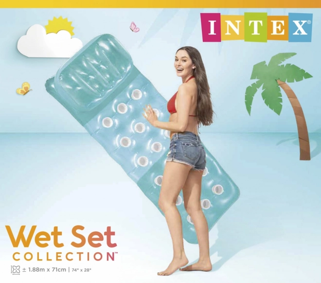 Matelas gonflable coloré pour piscine