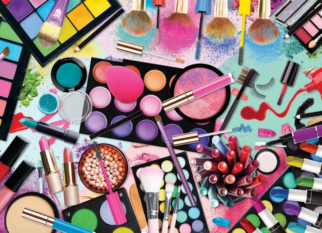 Puzzle Palette de Couleurs : Maquillage 1000 pièces