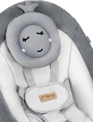 Siège confortable avec coussinet et harnais de sécurité