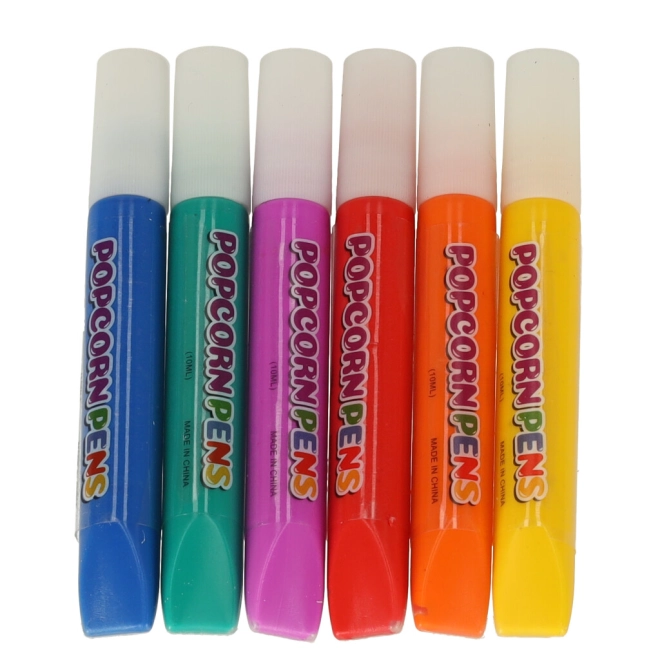 Six feutres de couleur
