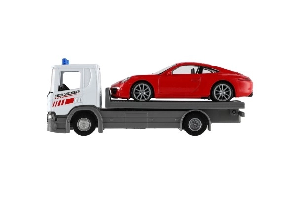 Welly Scania P320 dépanneuse et voiture