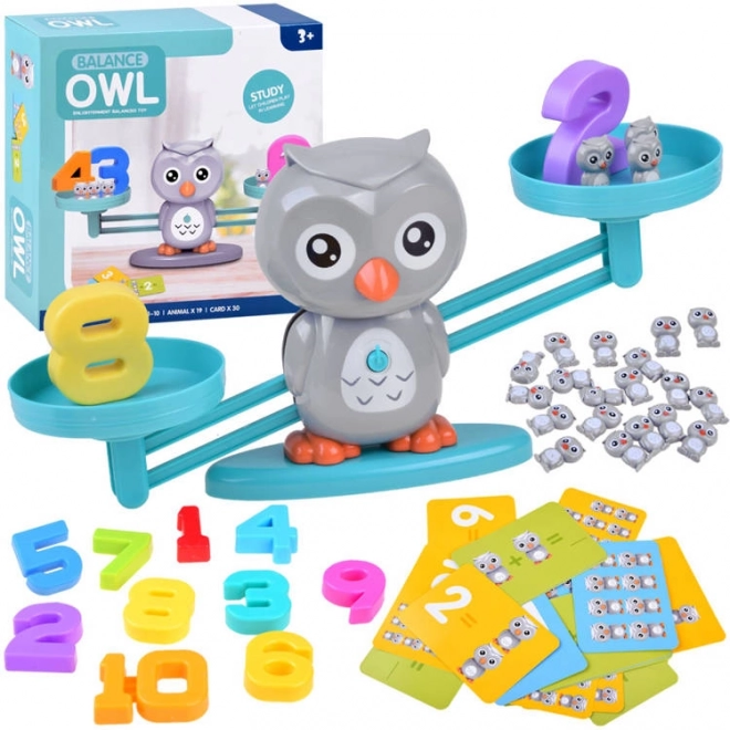 Jeu éducatif Hibou et balançoire à poids