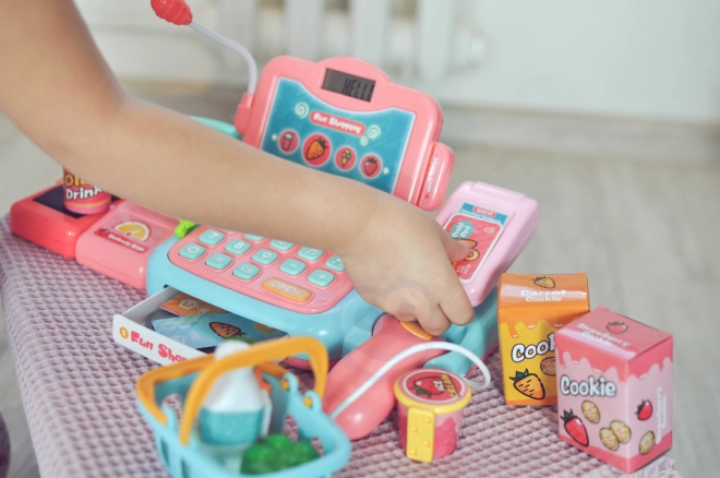 Caisse enregistreuse pour enfants Woopie avec scanner et accessoires
