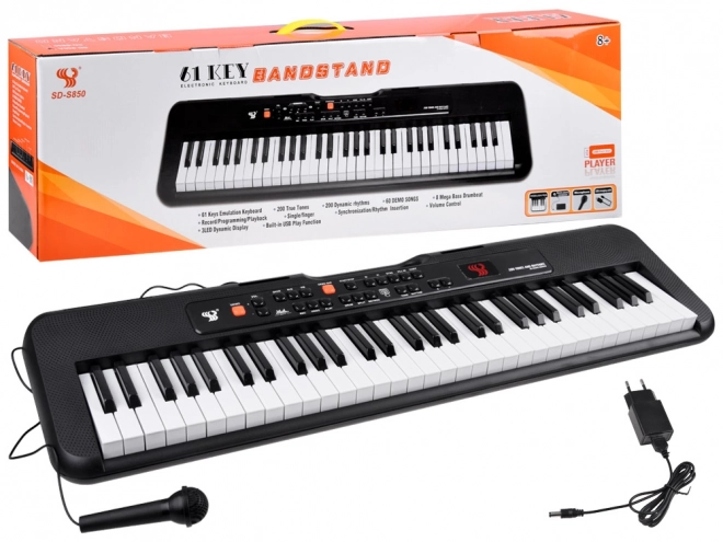 Grand clavier multifonction avec 61 touches
