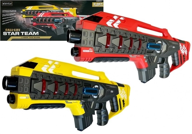 Ensemble de Fusils Laser Tag pour 4 Équipes en Deux Couleurs