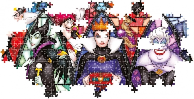 Puzzle panoramique Clementoni Disney méchants 1000 pièces