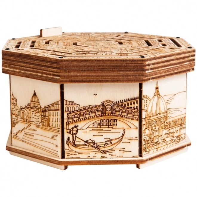 EscapeWelt 3D Casse-tête en bois Secret Maze Box assemblé