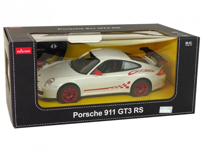 Auto R/C Porsche 911 GT3 RS 1:14 Rastar Blanc