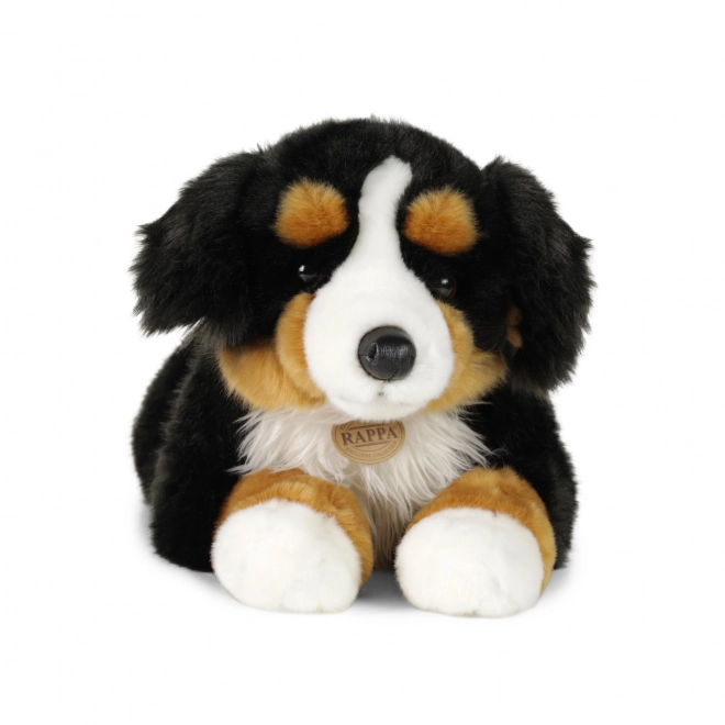 Grand chien de berger bernois en peluche couché 61 cm