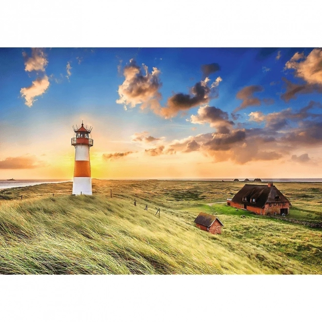 TREFL Puzzle Premium Plus Photo Odyssey : Phare Ost sur l'île de Sylt 1000 pièces